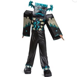 NWT Minecraft Warden Kids Deluxe Costume size 10/12